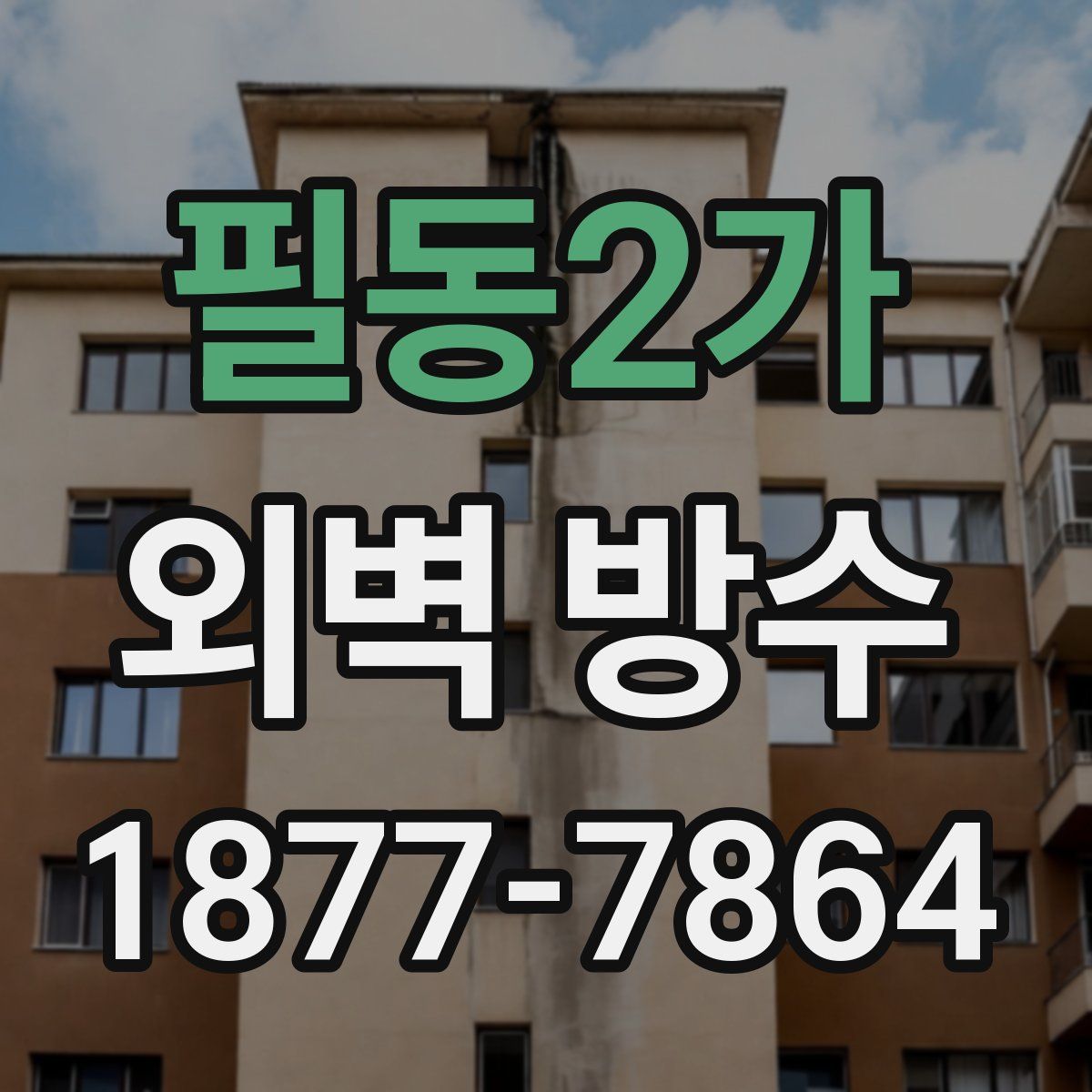 필동2가 외벽 방수