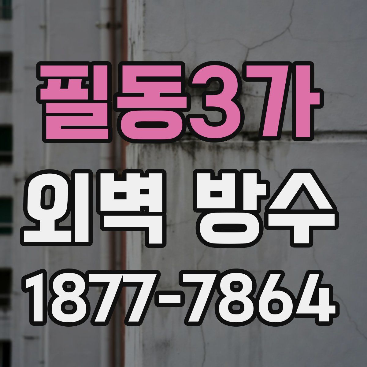 필동3가 외벽 방수