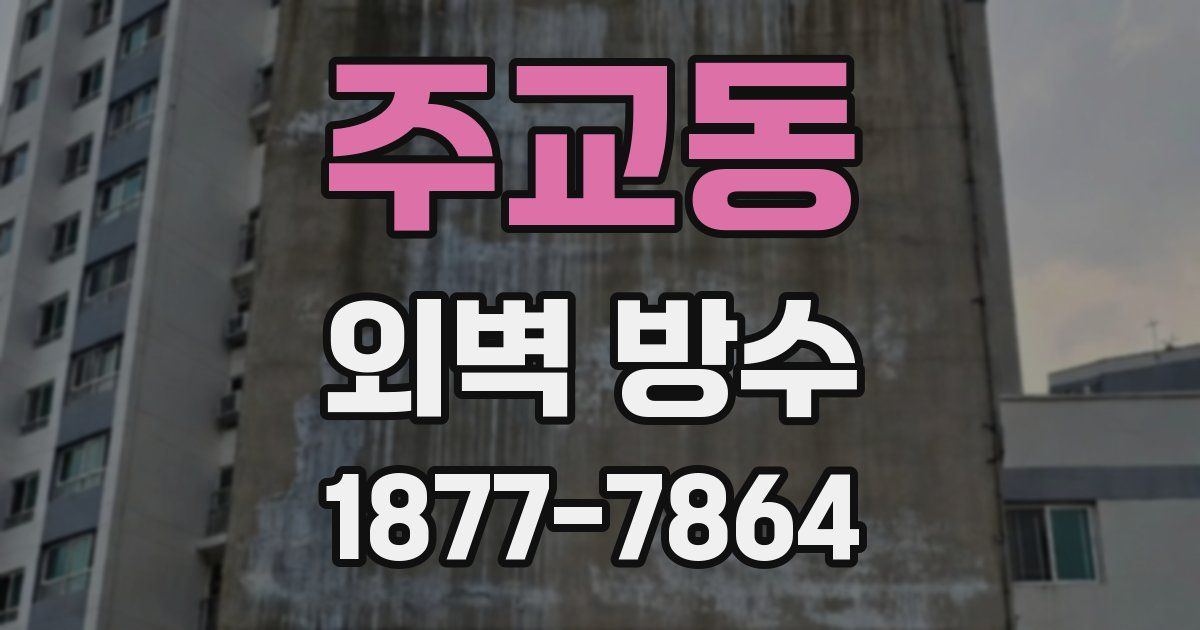 주교동 외벽 방수