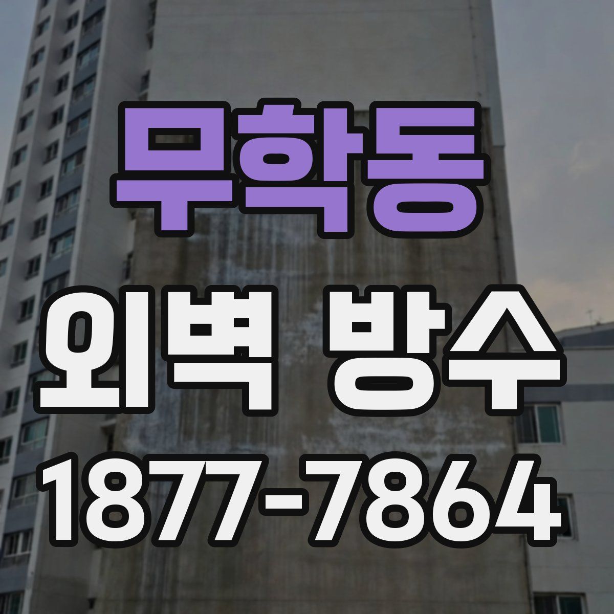 무학동 외벽 방수