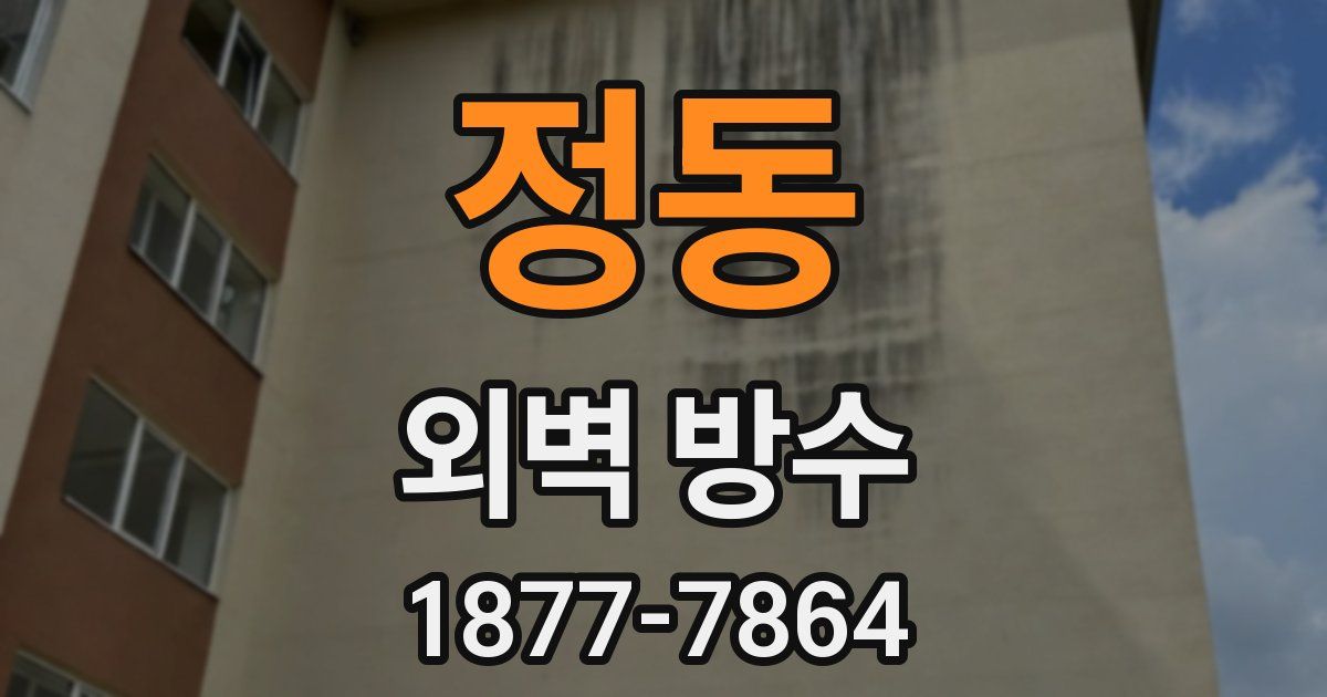 정동 외벽 방수