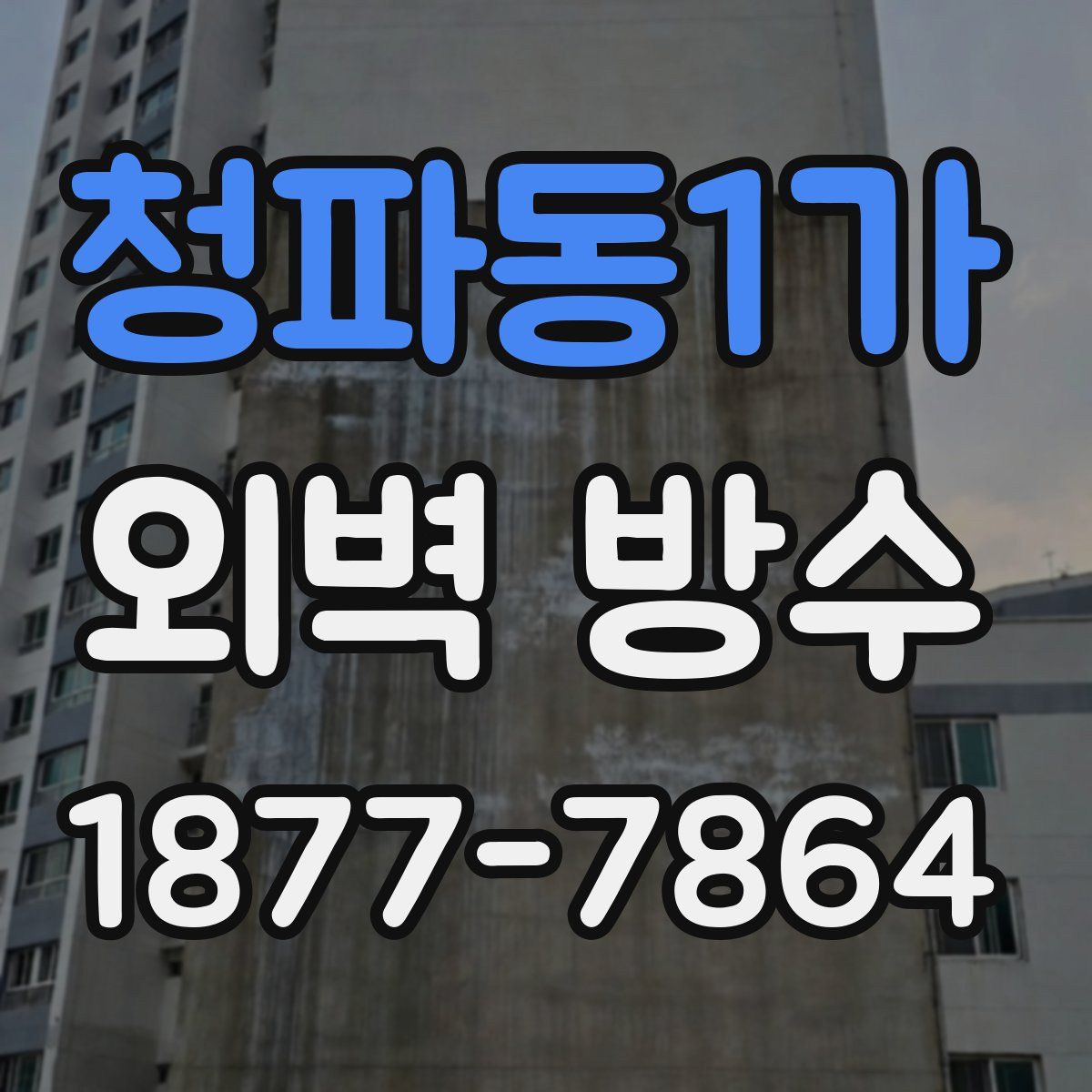 청파동1가 외벽 방수