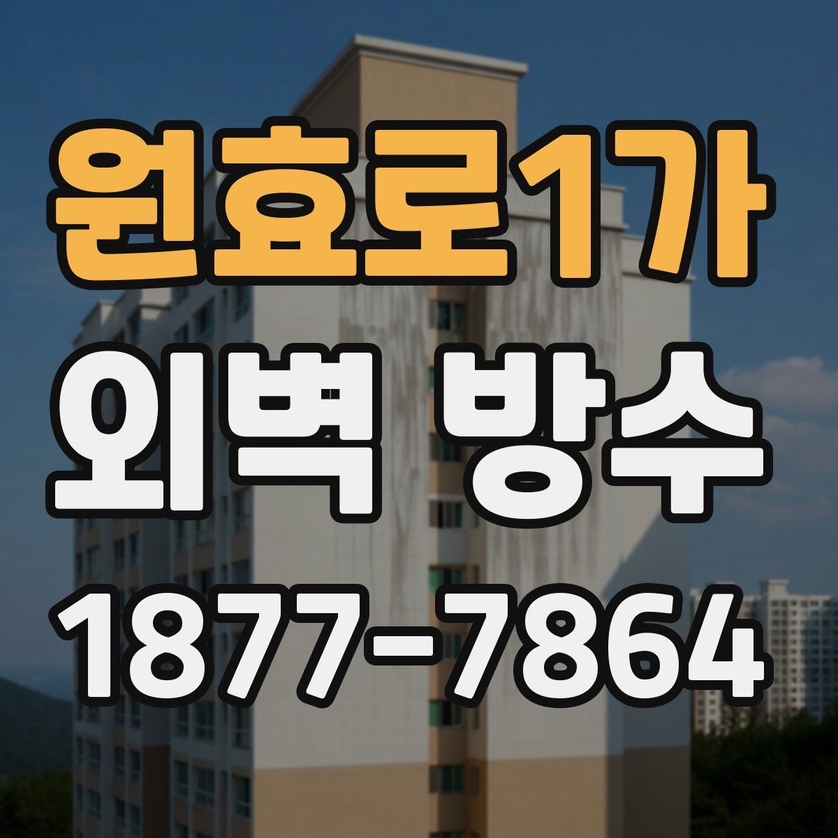 원효로1가 외벽 방수