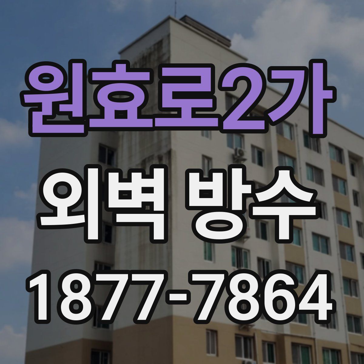 원효로2가 외벽 방수