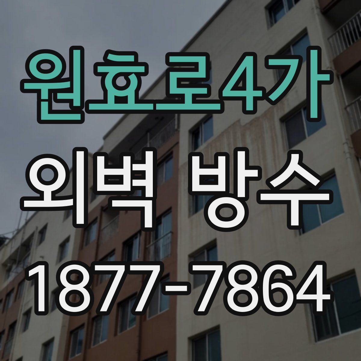 원효로4가 외벽 방수