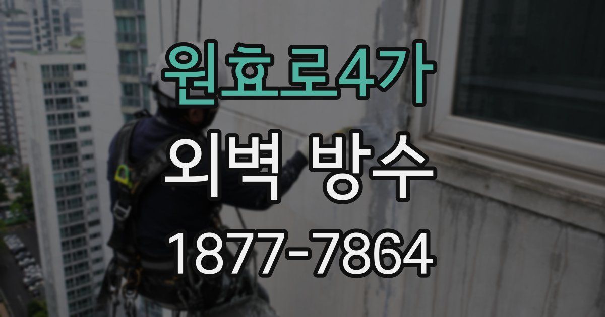 원효로4가 외벽 방수