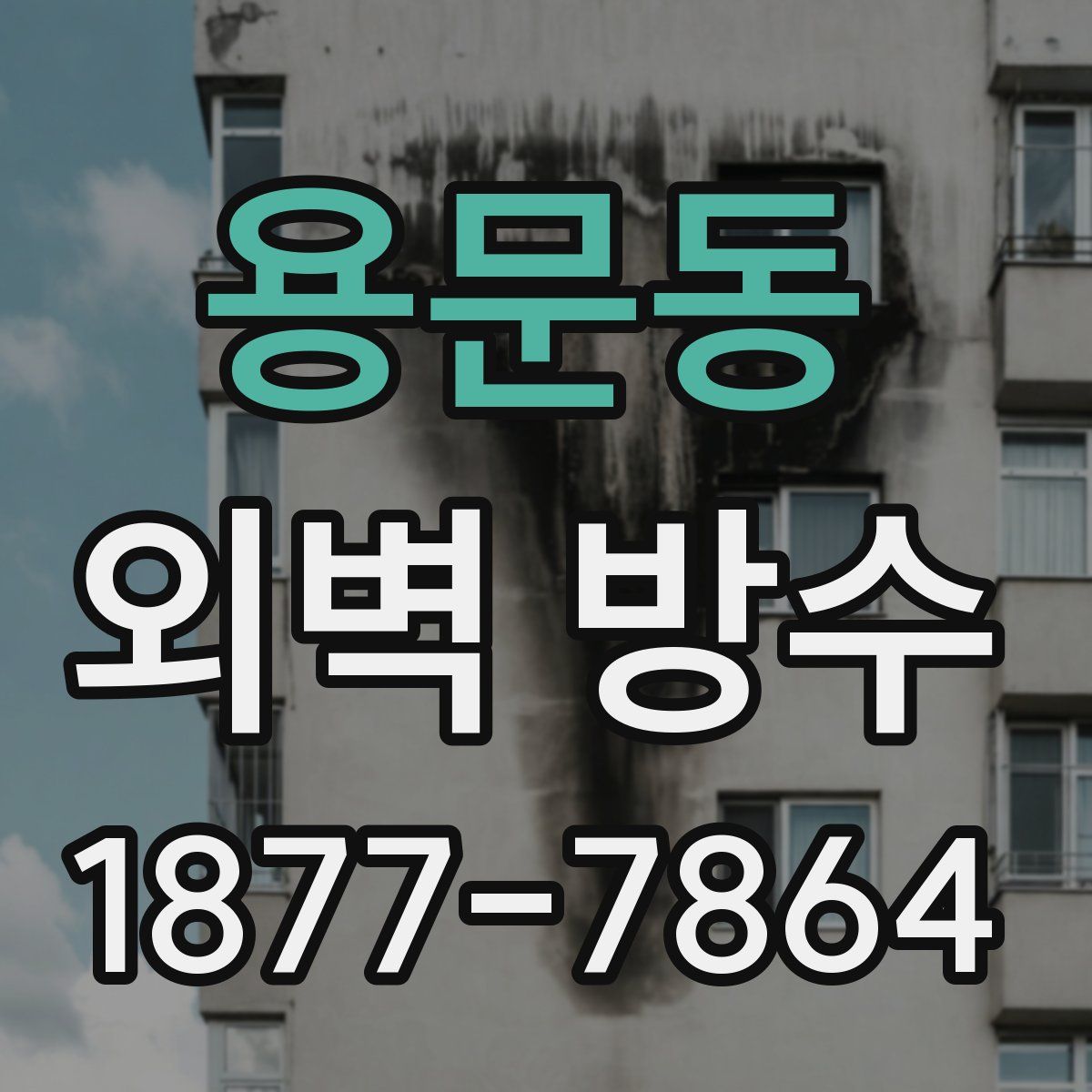 용문동 외벽 방수