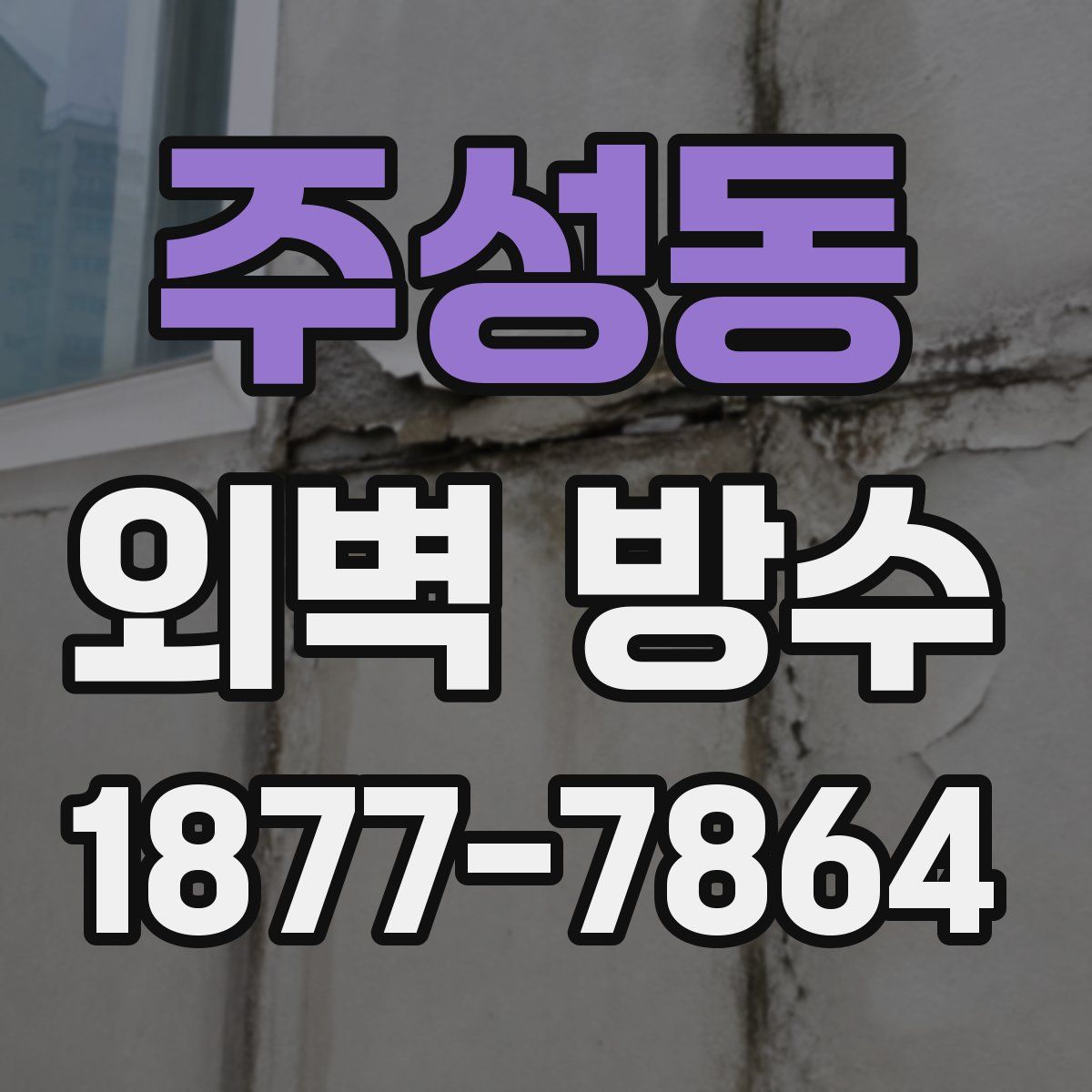 주성동 외벽 방수