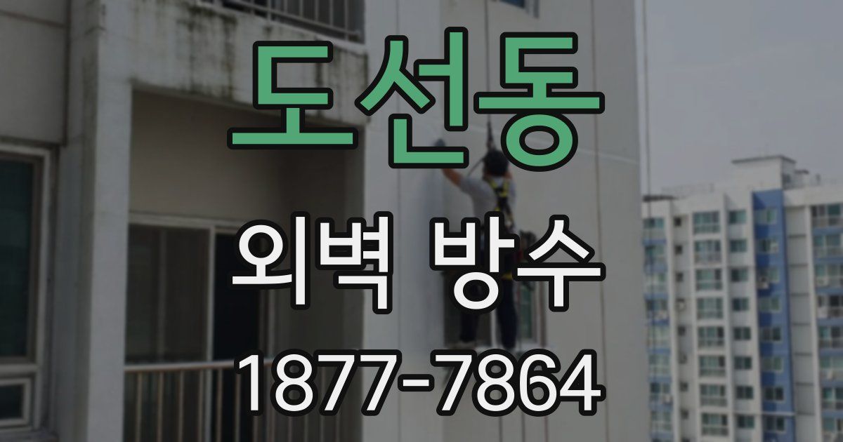 도선동 외벽 방수