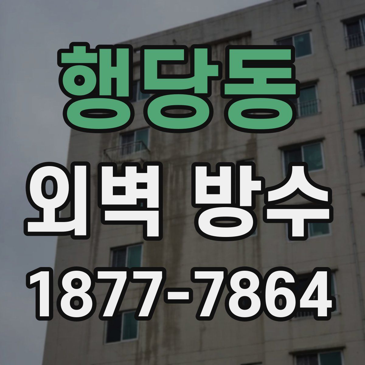 행당동 외벽 방수