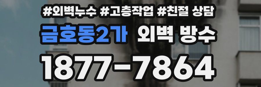 금호동2가 외벽 방수