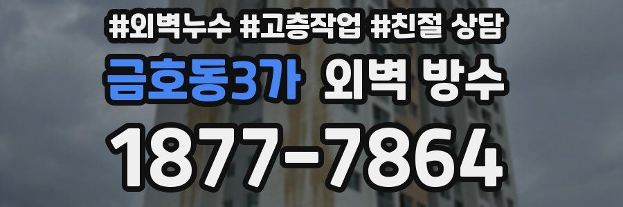 금호동3가 외벽 방수