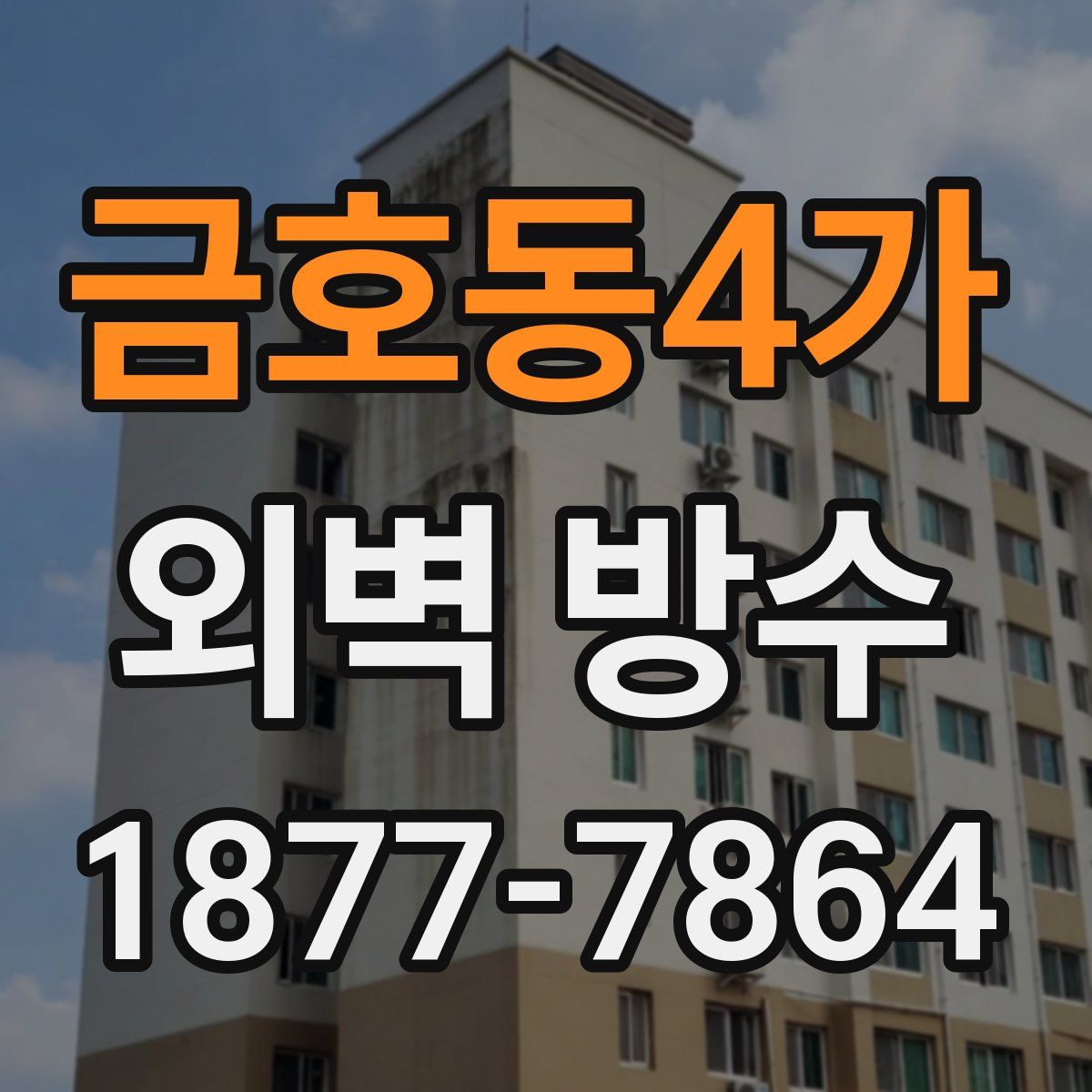 금호동4가 외벽 방수