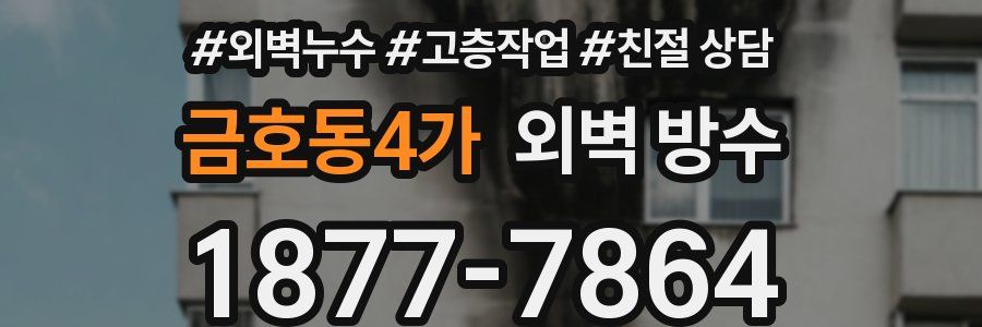 금호동4가 외벽 방수