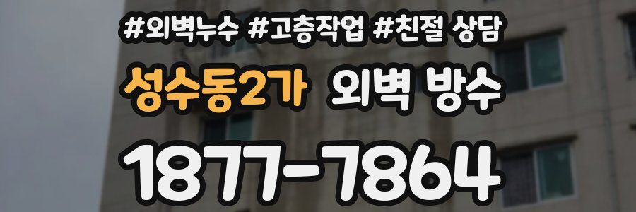 성수동2가 외벽 방수