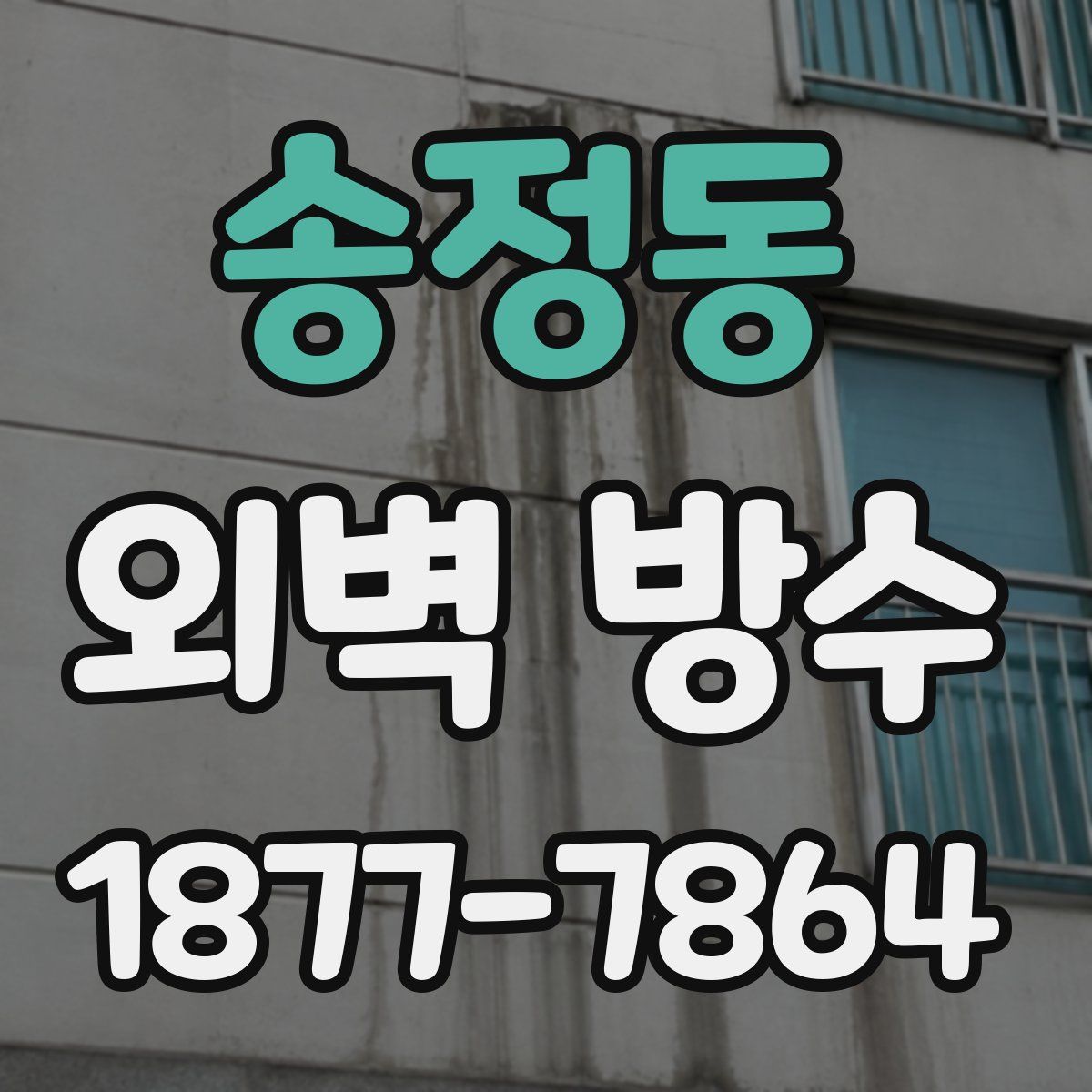 송정동 외벽 방수
