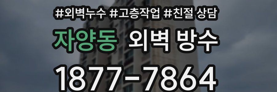 자양동 외벽 방수