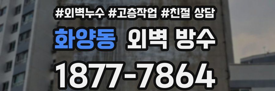 화양동 외벽 방수