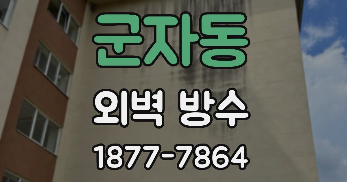 군자동 외벽 방수