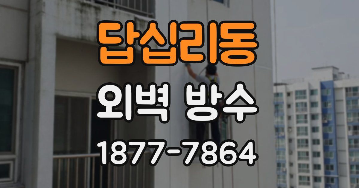 답십리동 외벽 방수
