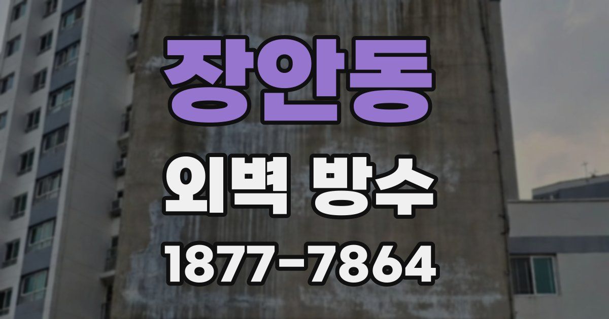 장안동 외벽 방수