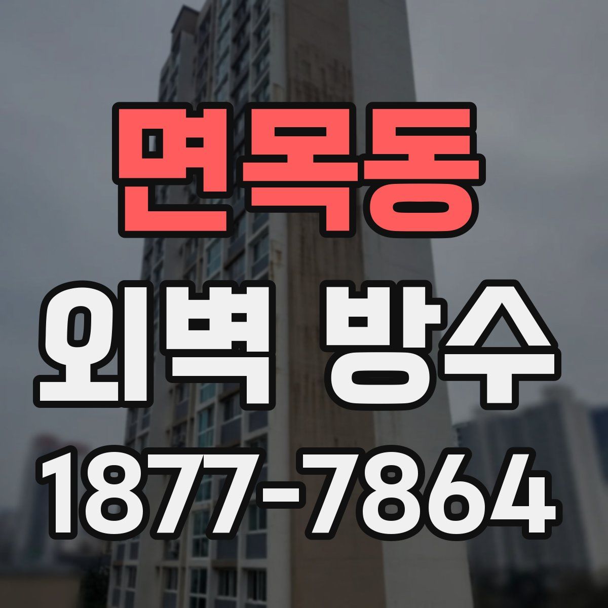 면목동 외벽 방수