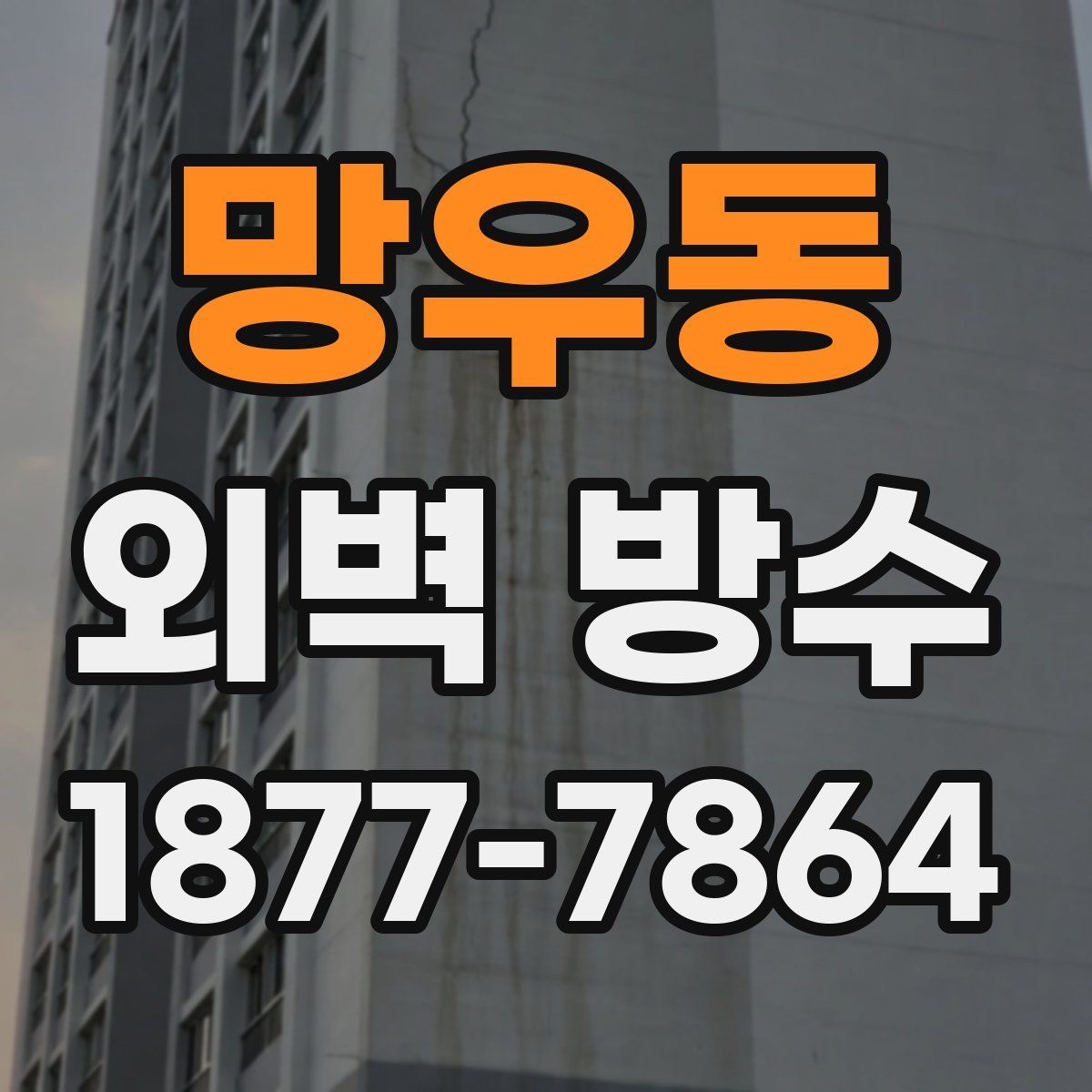 망우동 외벽 방수