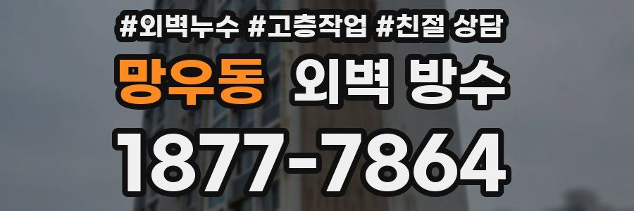망우동 외벽 방수