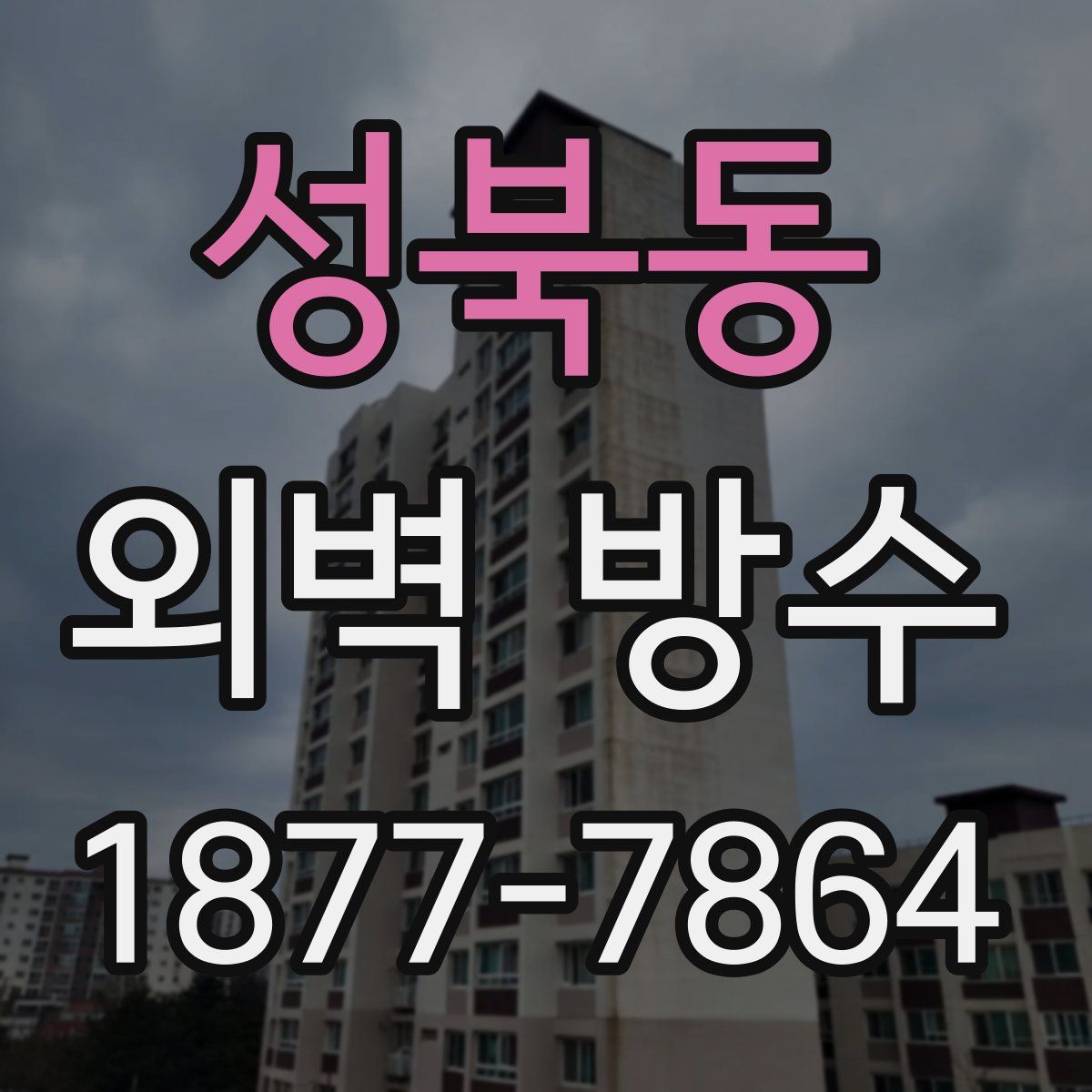 성북동 외벽 방수