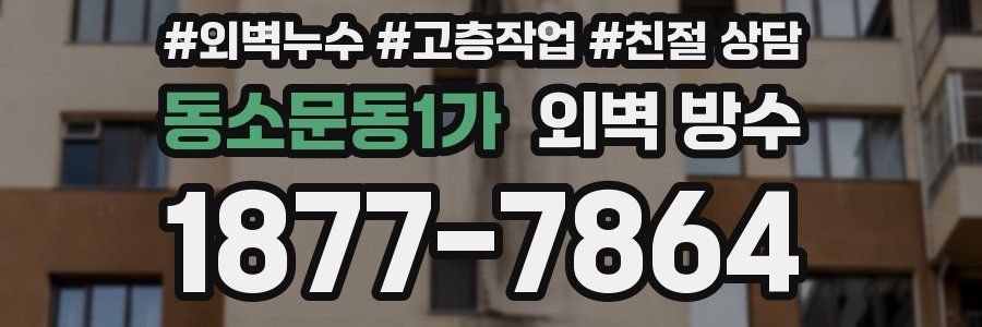 동소문동1가 외벽 방수