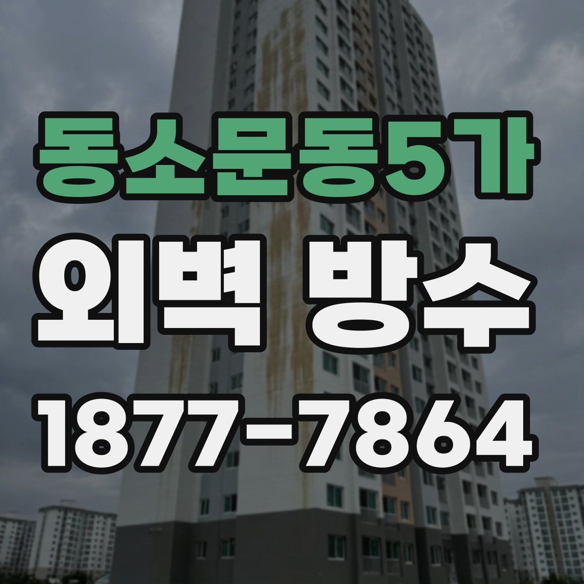 동소문동5가 외벽 방수