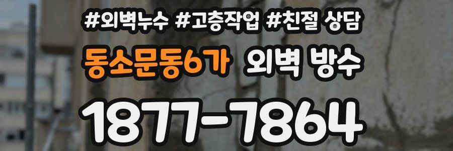 동소문동6가 외벽 방수
