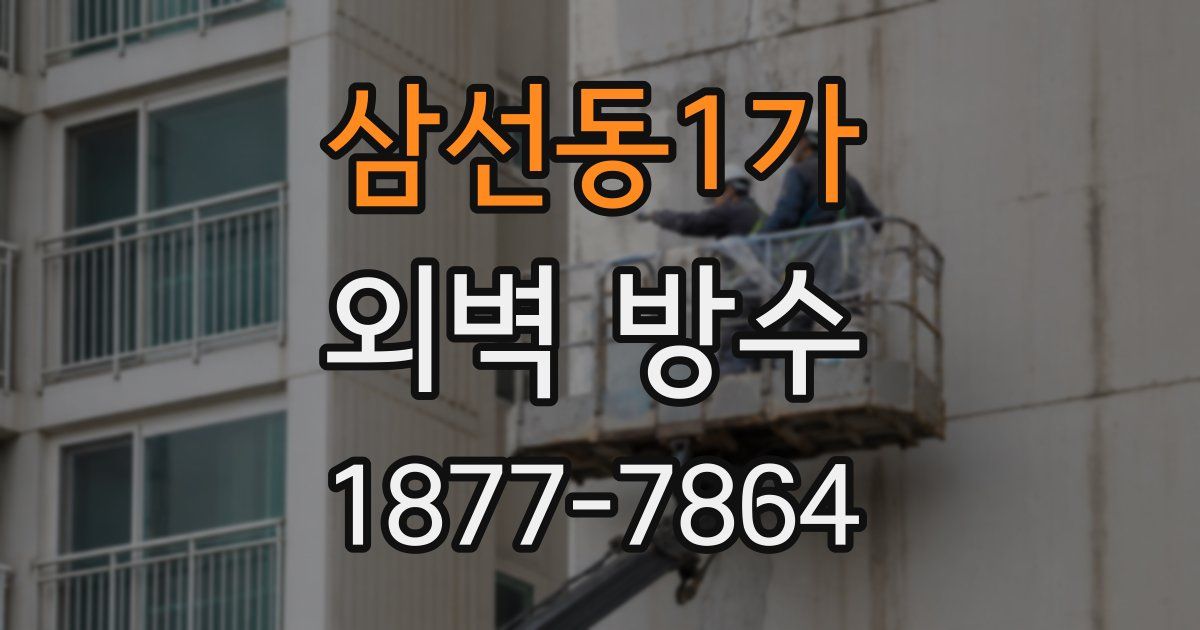 삼선동1가 외벽 방수