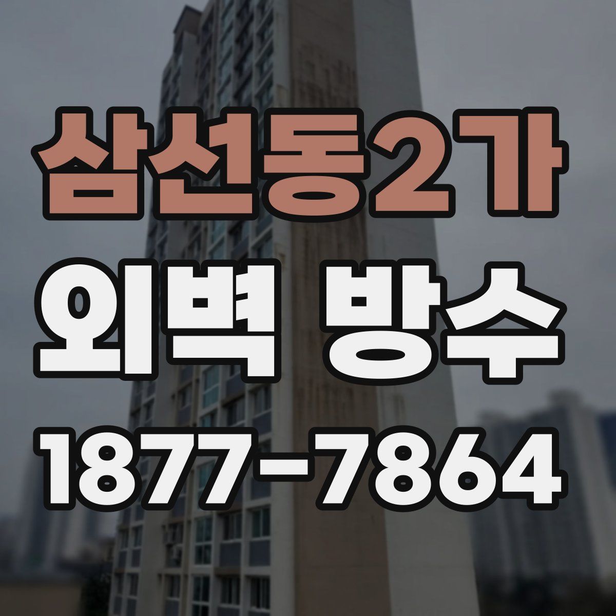 삼선동2가 외벽 방수