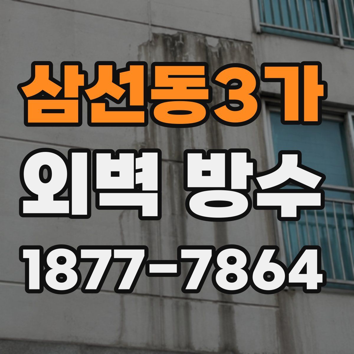 삼선동3가 외벽 방수