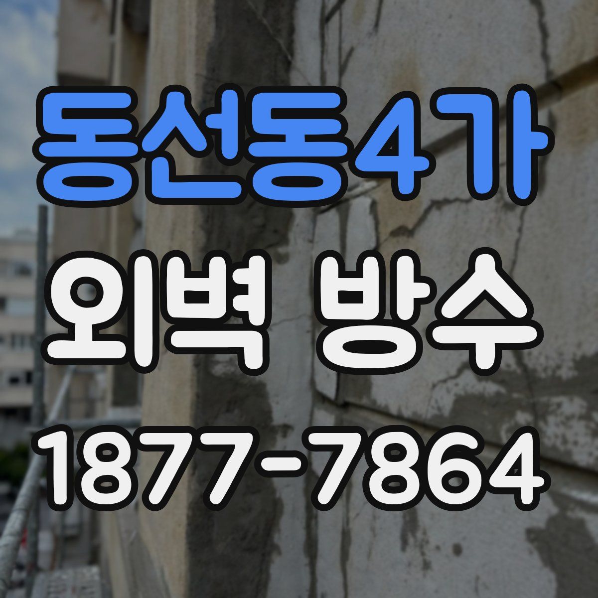 동선동4가 외벽 방수