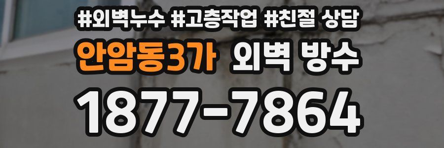 안암동3가 외벽 방수