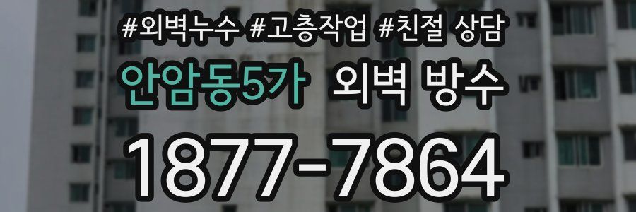 안암동5가 외벽 방수