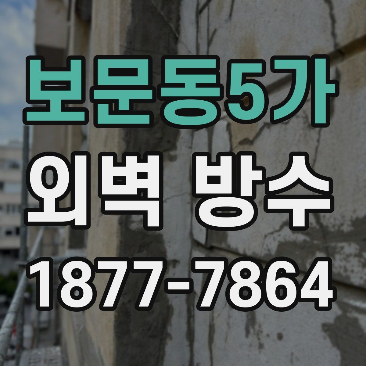 보문동5가 외벽 방수 시공 사례로 보는 핵심 포인트