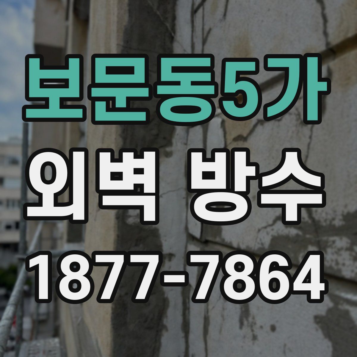 보문동5가 외벽 방수