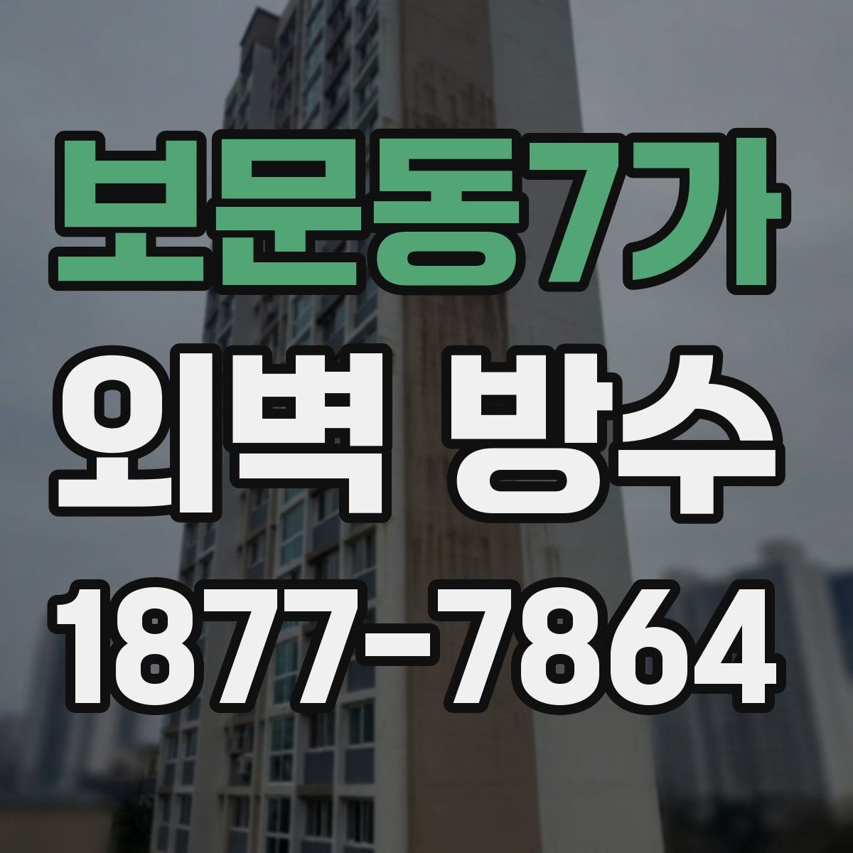 보문동7가 외벽 방수