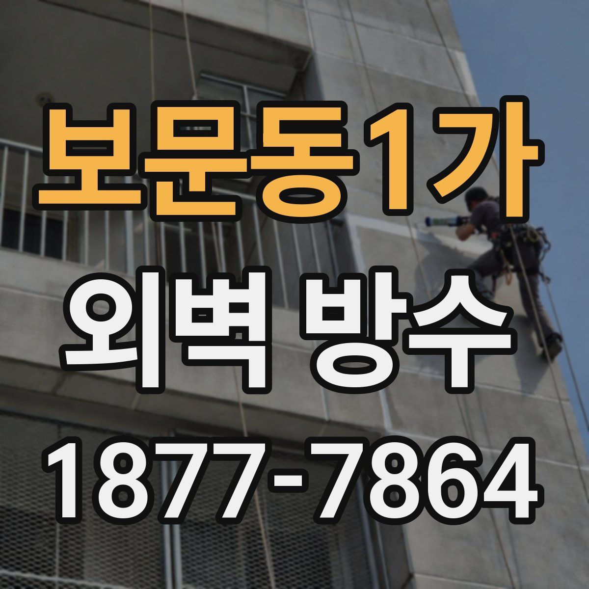 보문동1가 외벽 방수