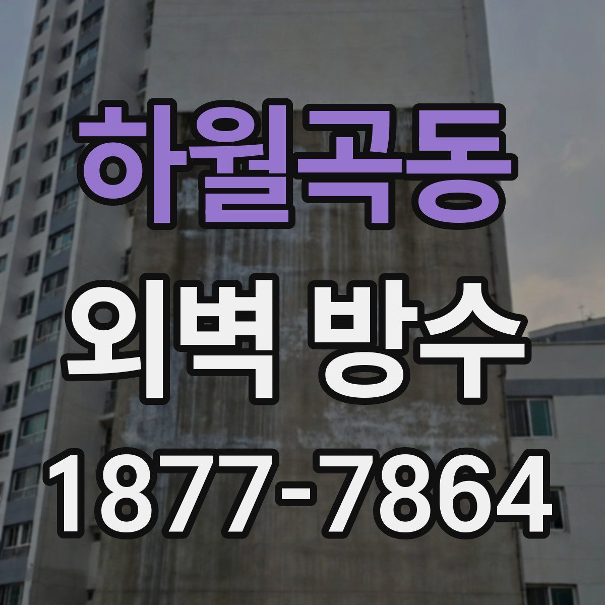 하월곡동 외벽 방수