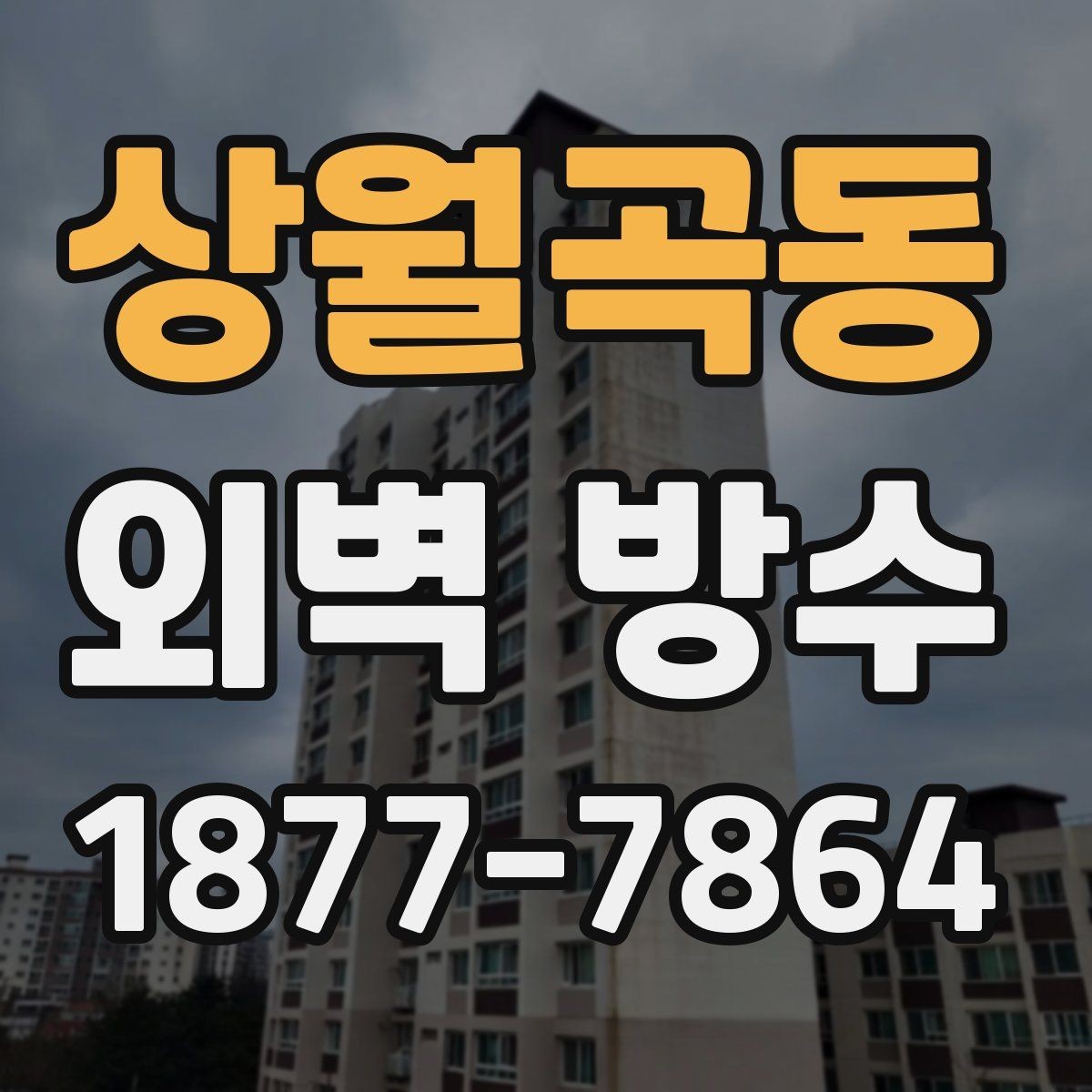 상월곡동 외벽 방수 부분 보수와 전체 시공의 차이