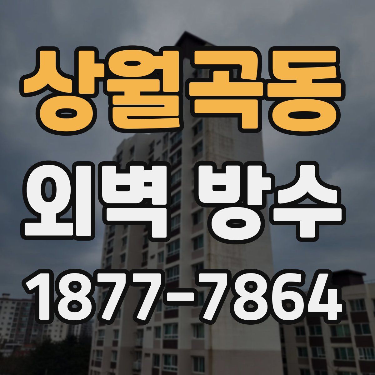 상월곡동 외벽 방수