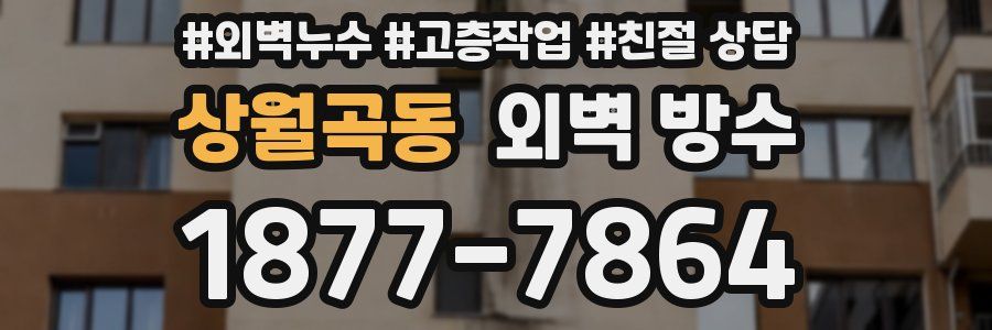 상월곡동 외벽 방수