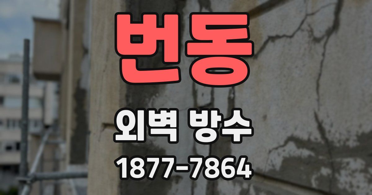 번동 외벽 방수