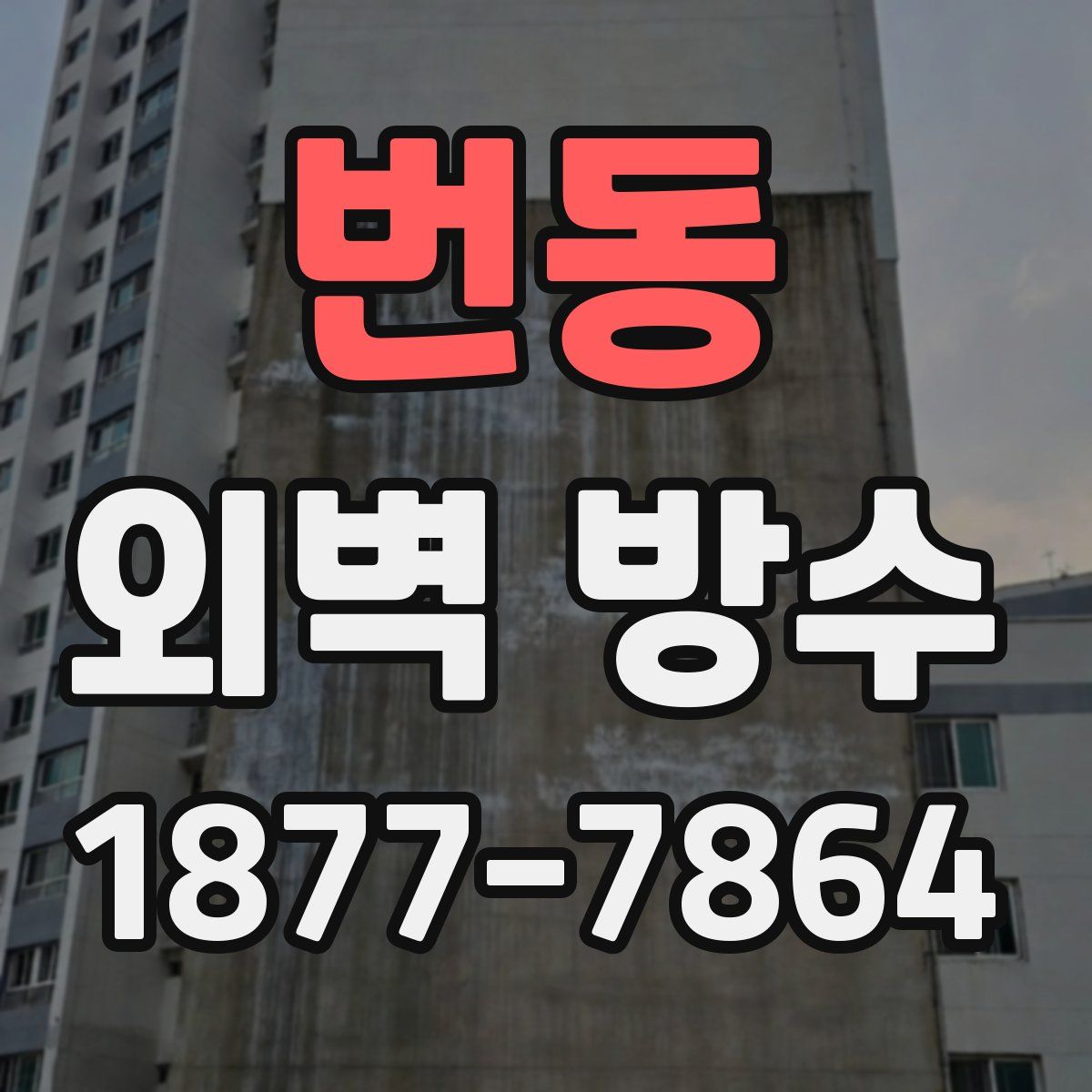 번동 외벽 방수