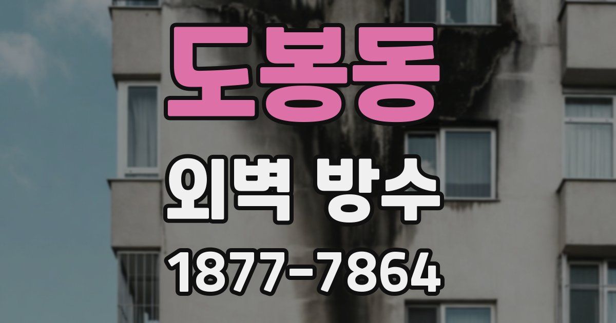 도봉동 외벽 방수