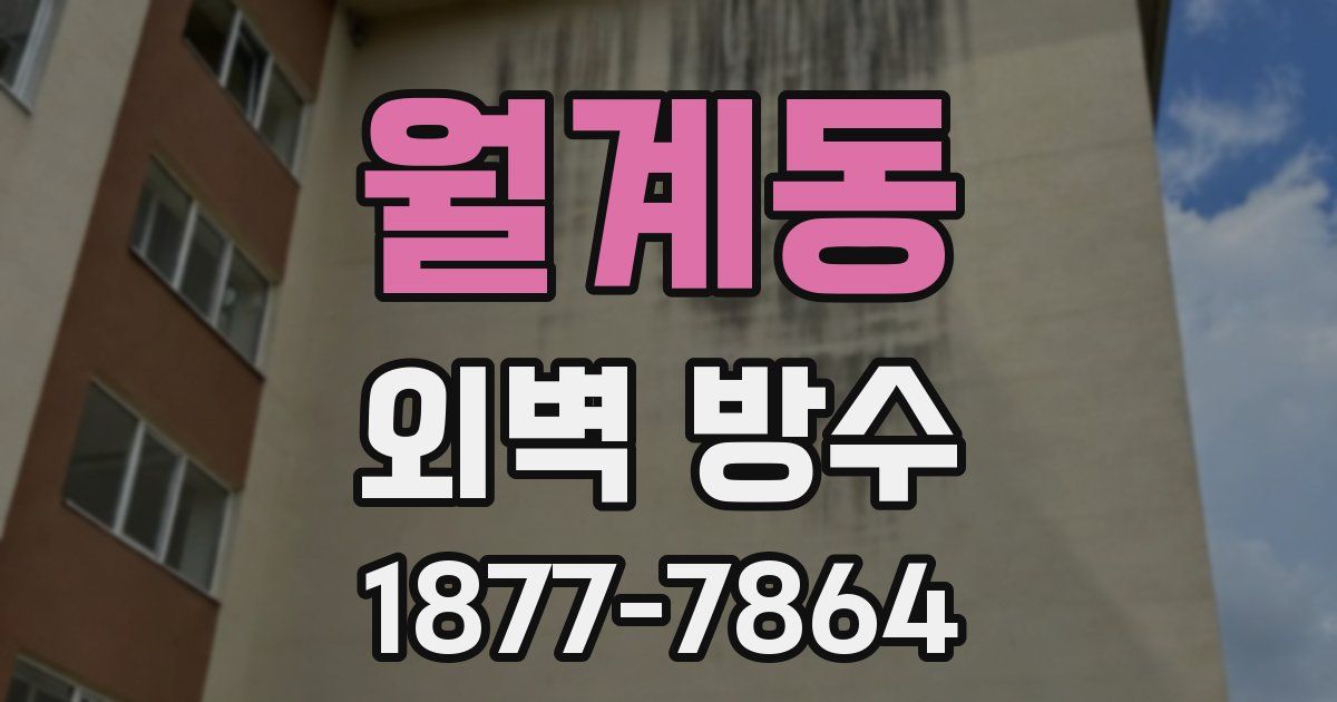 월계동 외벽 방수